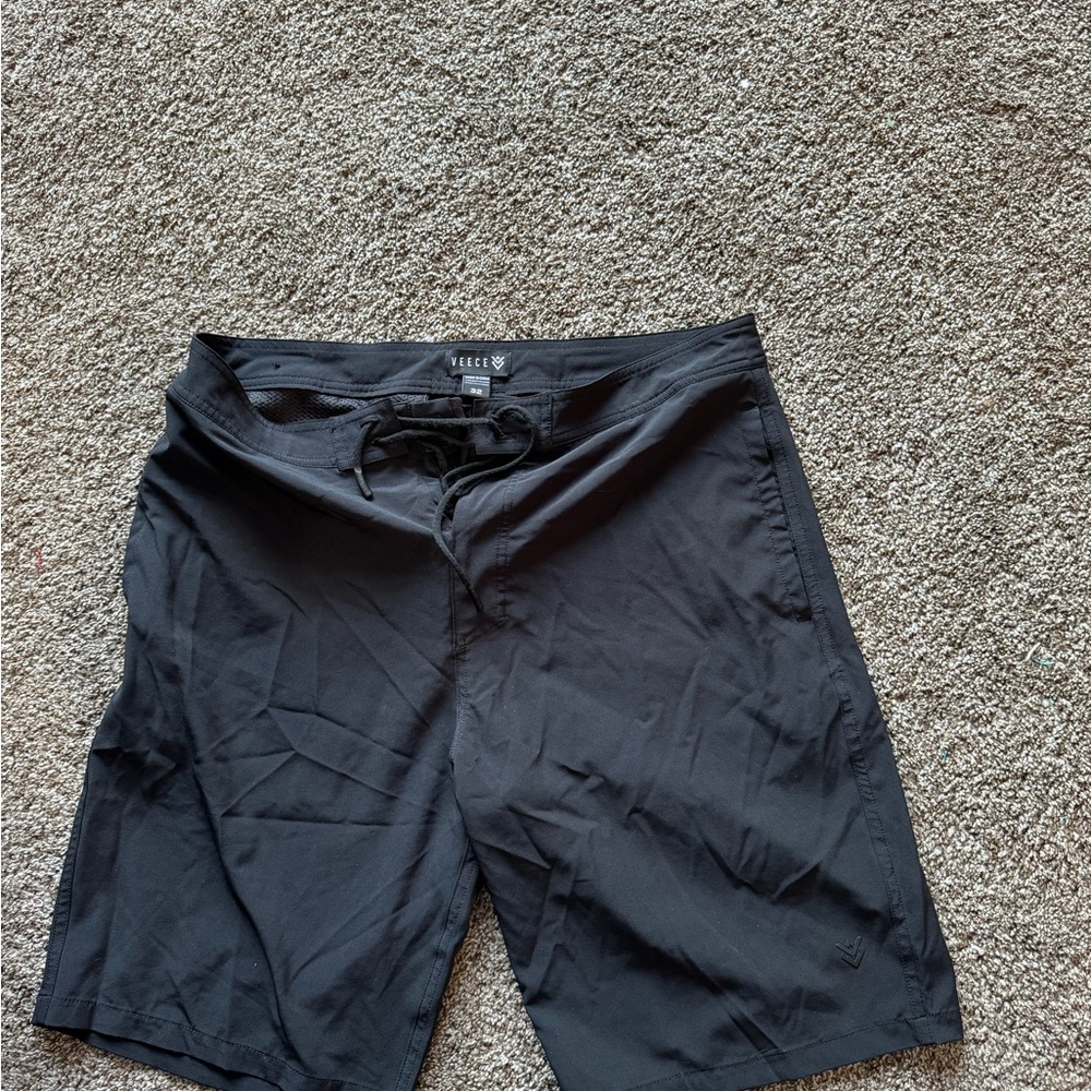 Veece Men's Black Hybrid Shorts